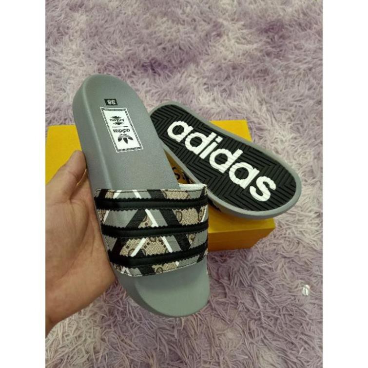 (Phun  Hộp  Thẻ - Dép  lê  adidas - dáng  thể thao Cao  Cấp
