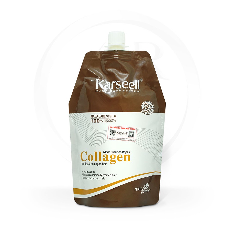 Kem Hấp Ủ Tóc Phục Hồi Karseell Collagen Maca 500ml Dạng Túi | BigBuy360 - bigbuy360.vn