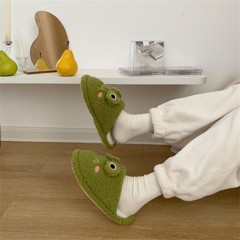 Dép bông đi trong nhà chống trượt thời trang Hàn Quốc cho nữ