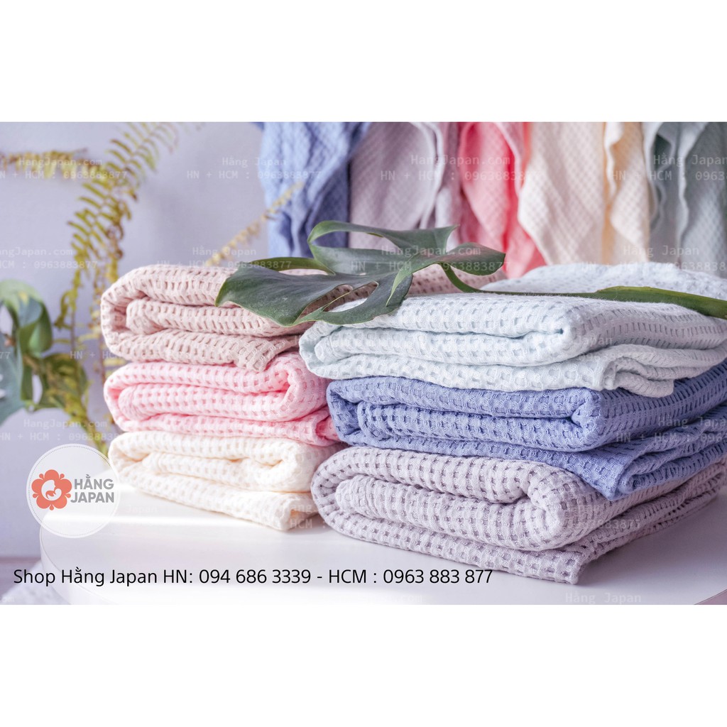 Chăn lưới sợi tre kháng khuẩn BUNEE Bamboo Blanket kích thước 100*120cm cho bé hàng chính hãng