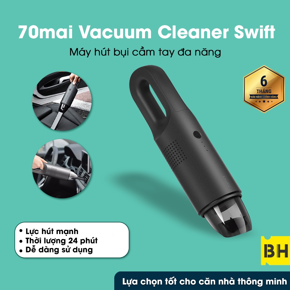 Máy hút bụi 70mai cầm tay di động tích hợp pin sạc 70mai Vacuum Cleaner Swift