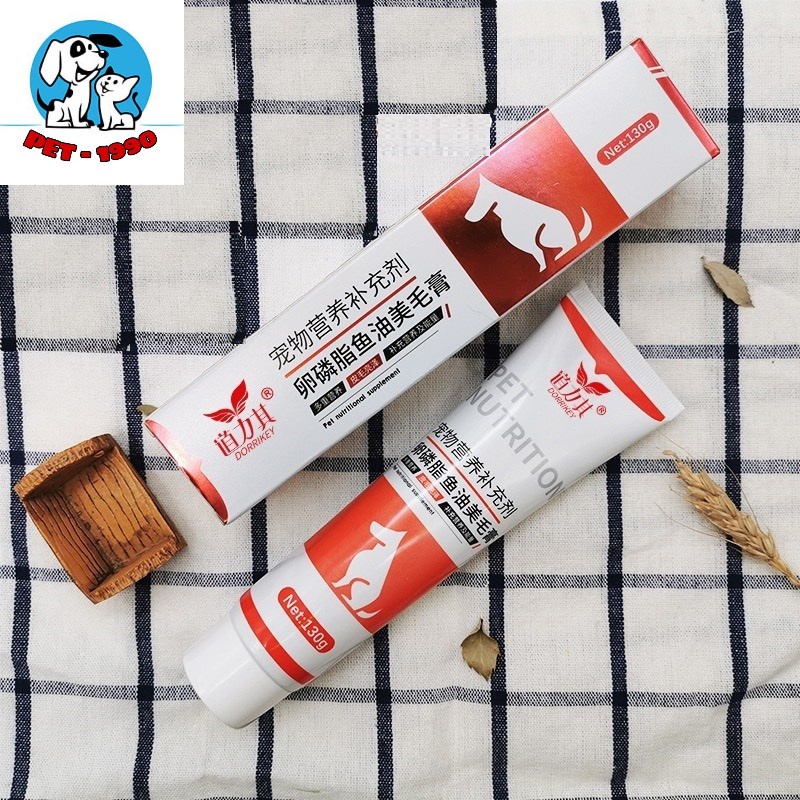 Thanh Gel Dinh Dưỡng Dầu Cá 130g Làm Đẹp Lông Và Chăm Sóc Da Cho Cho Mèo