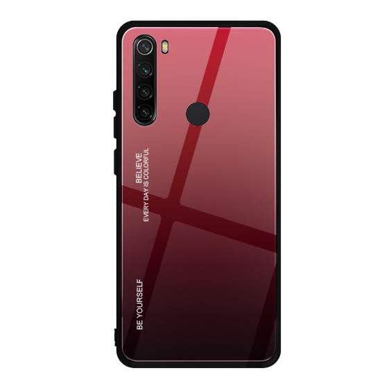 Ốp lưng mặt kính cầu vồng cho Xiaomi note 8 / note 8 pro