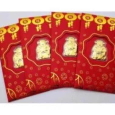 Bao Lì Xì Thần Tài mạ vàng may mắn