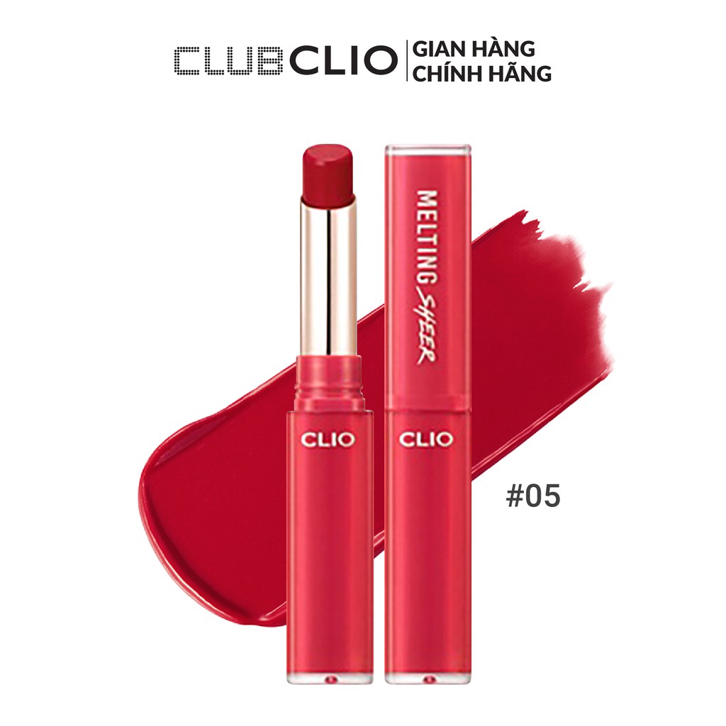 Son Thỏi Căng Mượt Môi CLIO MELTING SHEER LIPS 2g