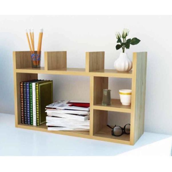 Giá Sách Để Bàn Mẫu Mới 60*40*20 full phụ kiện