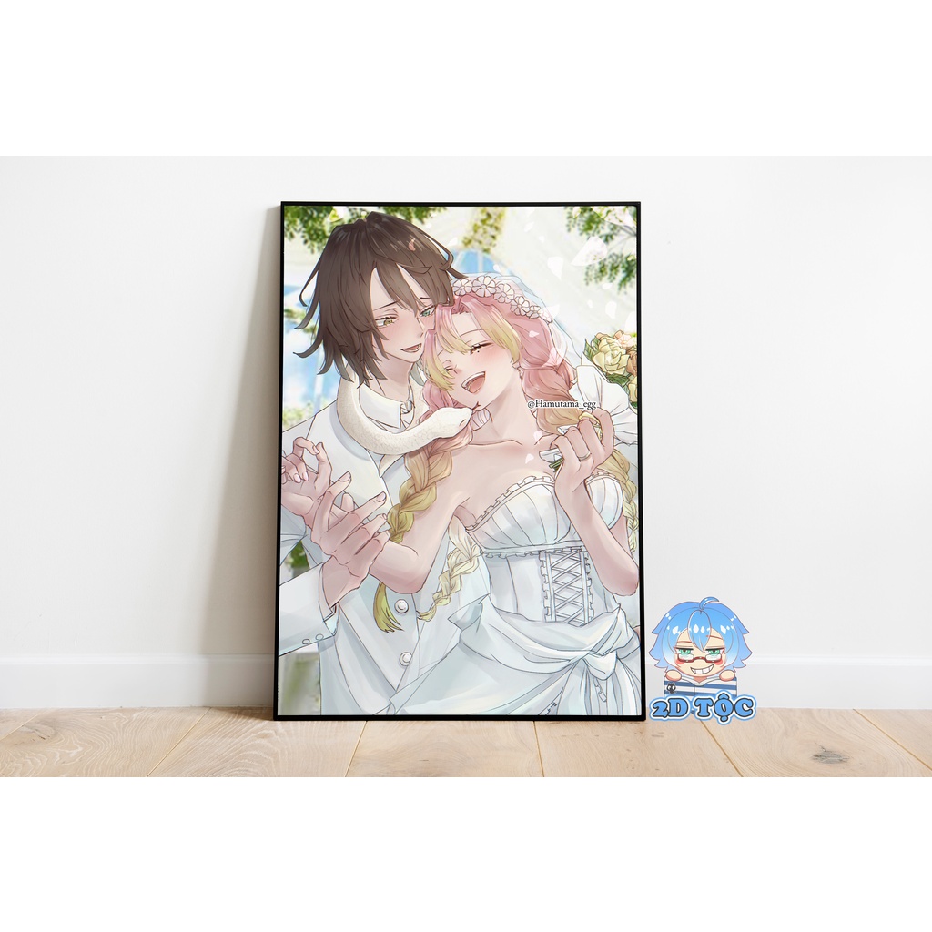 Poster A3 Kanroji Mitsuri (3) Anime Manga Kimetsu No Yaiba - 2D Tộc Shop
