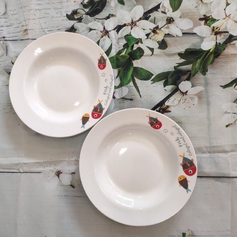 ĐĨA SỨ HÌNH CÁ