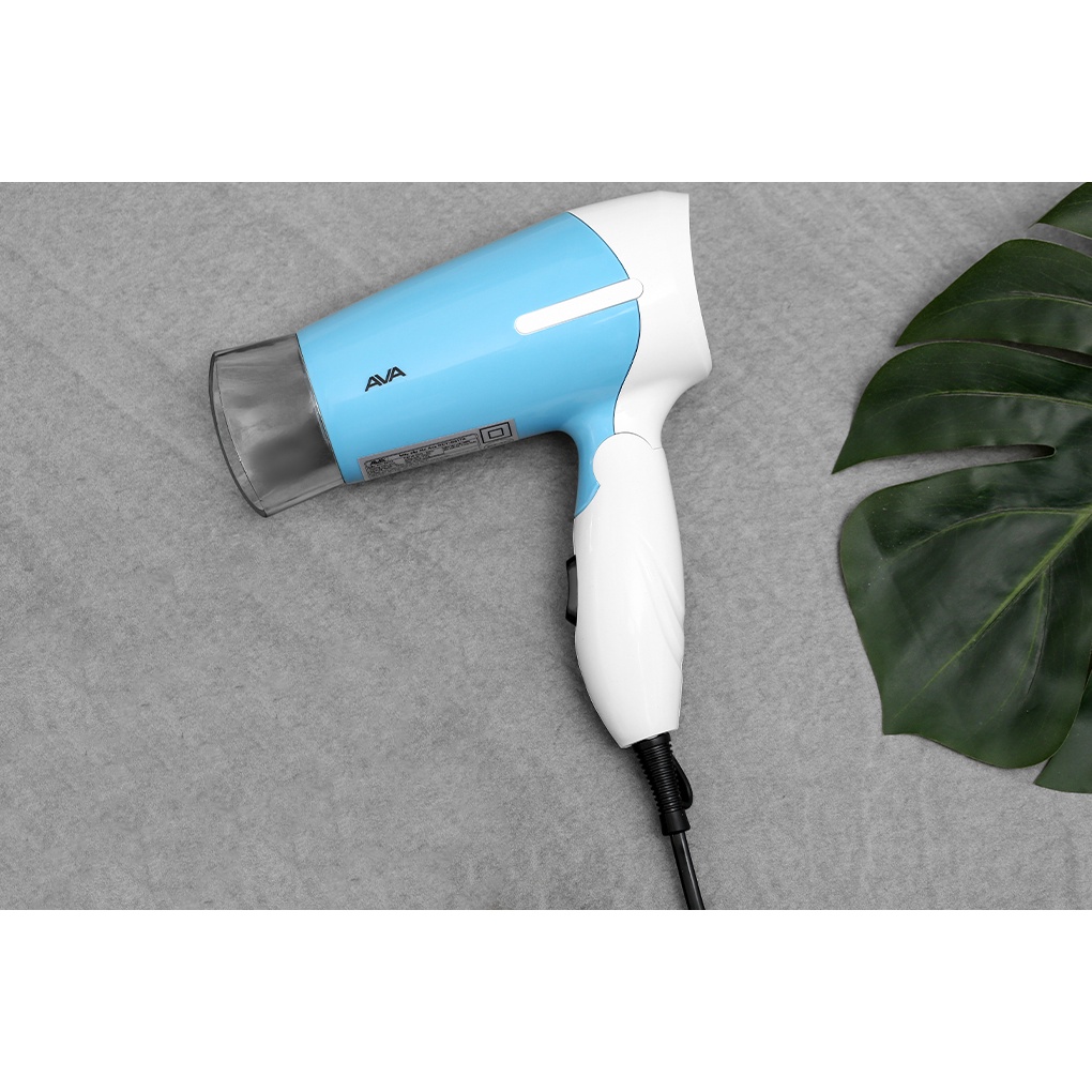 Máy sấy tóc Ava RCY-8617A 1000W gấp gọn 2 tốc độ sấy - Chính hãng BH 12 tháng