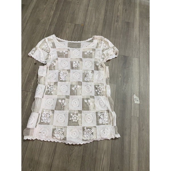 2hand áo trắng kiểu