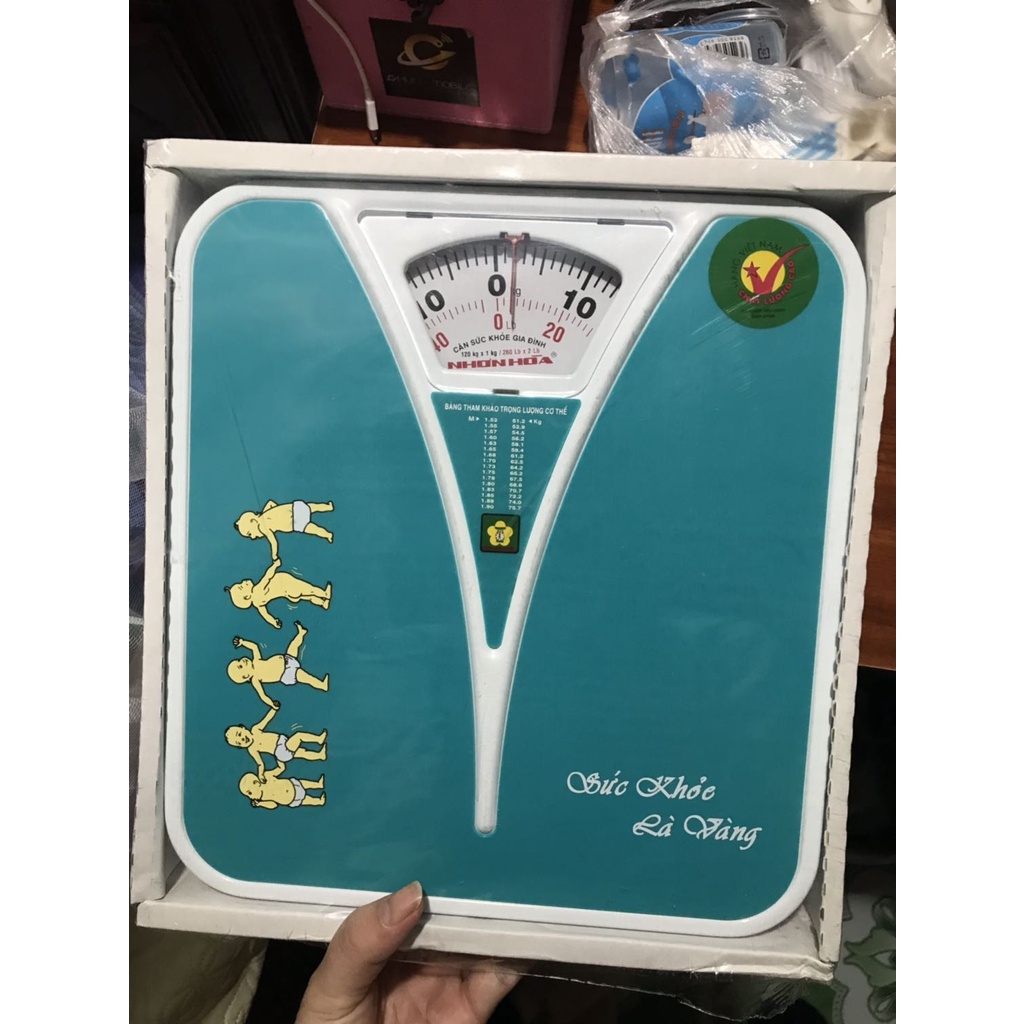 Cân Sức Khoẻ Cơ Học Nhơn Hoà 120kg