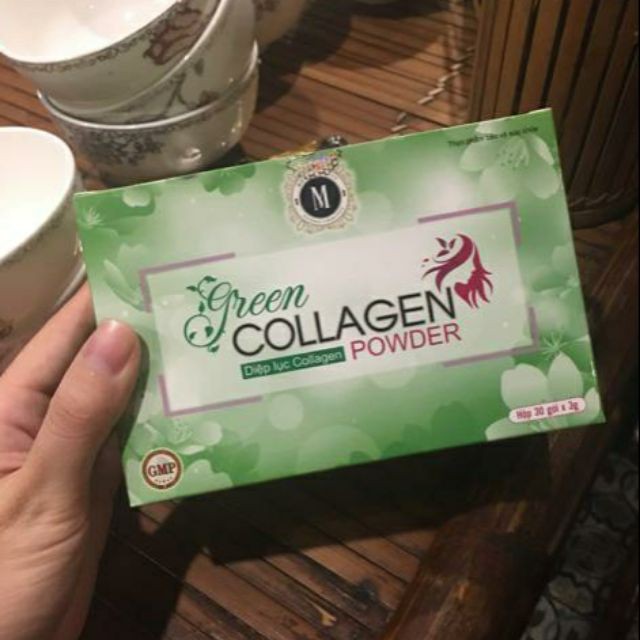 Diệp Lục Collagen Chính Hãng Hộp 30 Gói