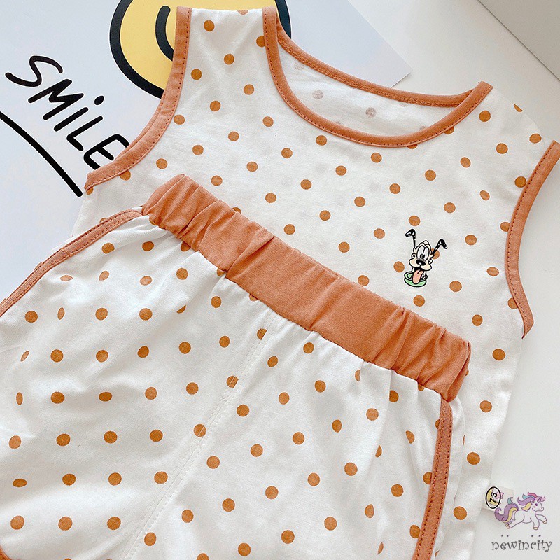 Set Áo Thun Ba Lỗ + Quần Short Thoải Mái Thời Trang Cho Bé