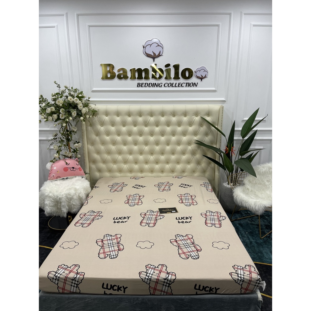 Ga chống thấm BAMBILO cotton 100% cao cấp , Drap cotton chống thấm NANO kháng khuẩn hàng nhập khẩu