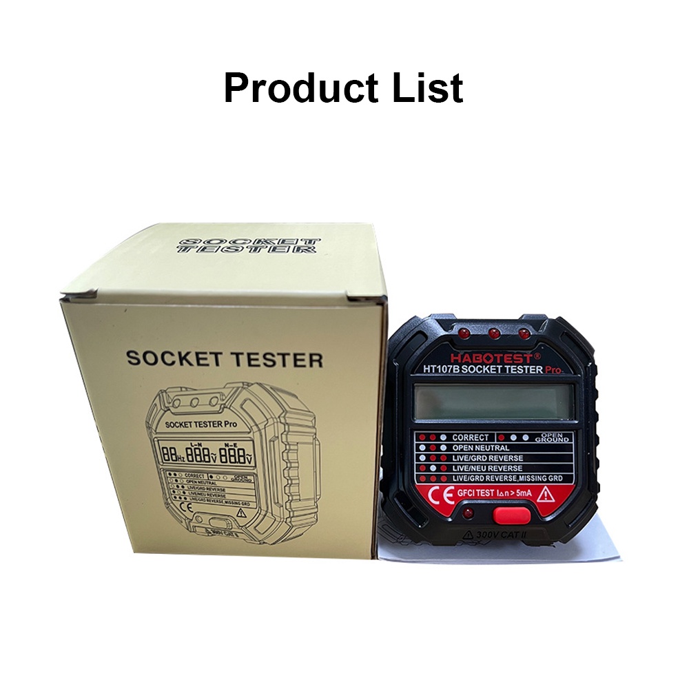 Vạn Năng Kế Kỹ Thuật Số Ziqucu HT107 Màn Hình LCD