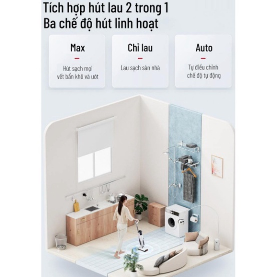 Máy hút bụi lau sàn ROBOROCK DYAD - BẢN QUỐC TẾ Hút và lau siêu sạch , bảo hành chính hãng 18 tháng