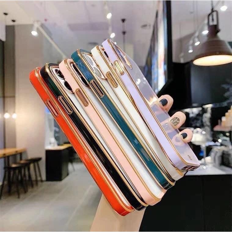 Ốp lưng Likgus giả iphone 12 cho iPhone 11 Pro Max/ 11 Pro/ 11/ XS Max/ XS/ XR/ 7 Plus/ 8 Plus Viền màu siêu đep