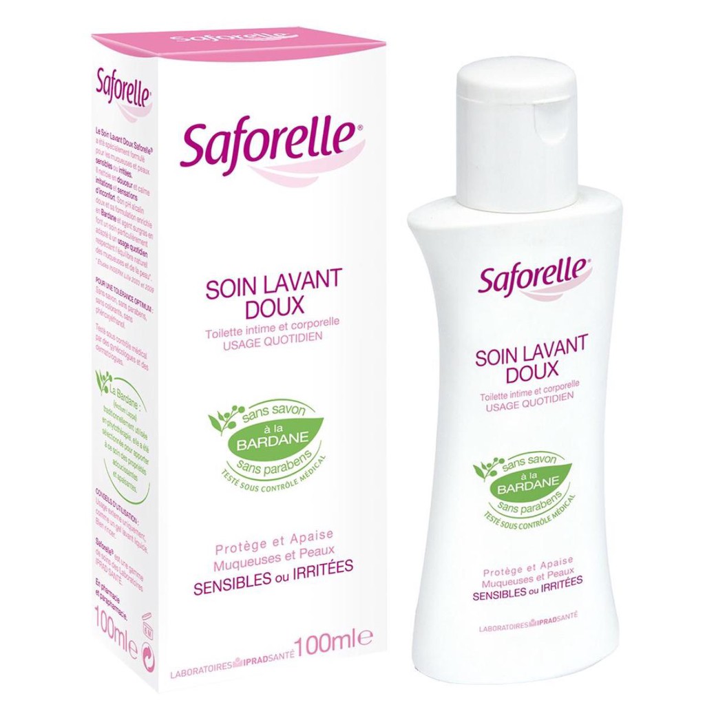 Dung dịch vệ sinh Saforelle cho da nhạy cảm hương dịu nhẹ