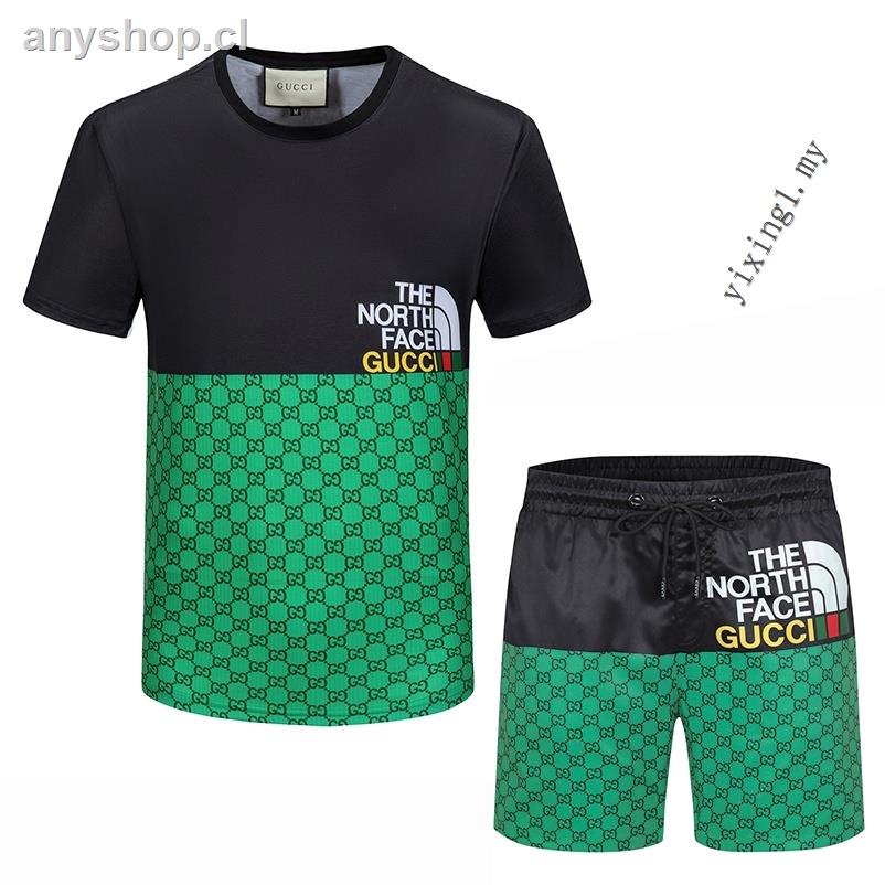 Bộ Áo Thun + Quần Short Thời Trang Mùa Hè Mới_Gucci M729