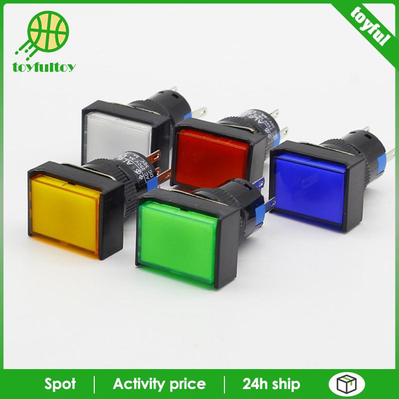 Công Tắc Nhấn Tự Động DC 24V Có Đèn LED Đỏ