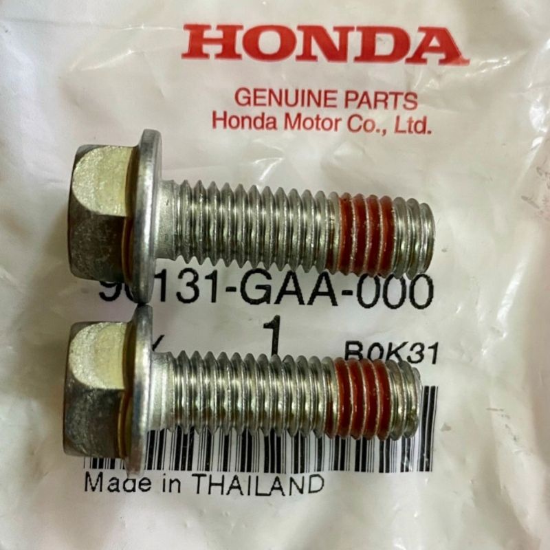 Ốc bắt heo dầu thắng trước WAVE Thái, FUTURE 1 zin honda. bu lông 8x25