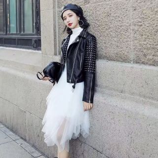 Chân váy Vintage 💖FREESHIP💖 Chân váy tua rua nữ 2 lớp dài qua gối cực xinh đủ màu