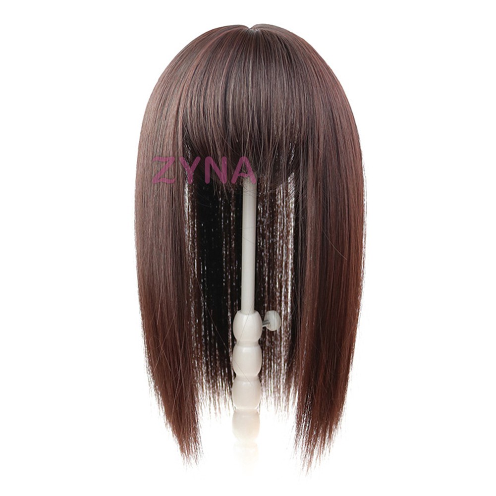 Ready Stock Straight Hair Toppers Hairpiece Clip in Women Bangs Fringe Hair Extensions Wig