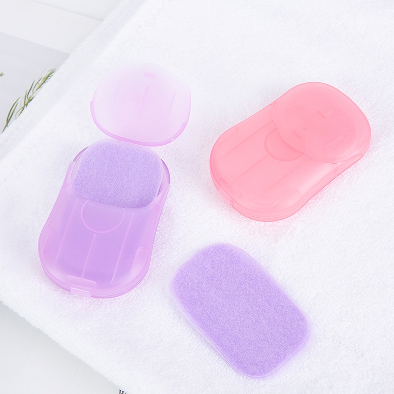 (hàng Mới Về) Hộp 20 Miếng Xà Phòng Giấy Tiện Lợi | BigBuy360 - bigbuy360.vn