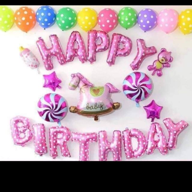 Set bóng sinh nhật