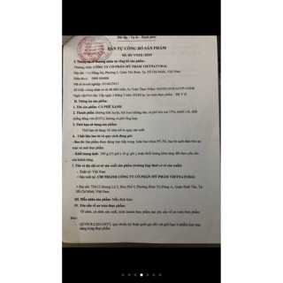 Cafe xanh giảm cân 30 gói ( có video)