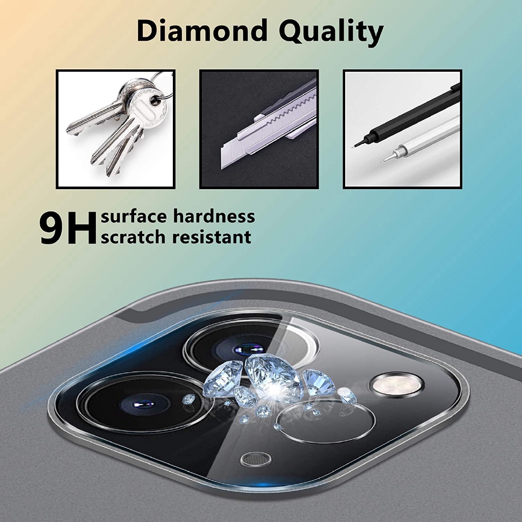 Kính Cường Lực Bảo Vệ Camera Cho Apple iPad Pro 11 12.9 inch 2021 2020 11&quot; 12.9&quot; 2022 Wifi
