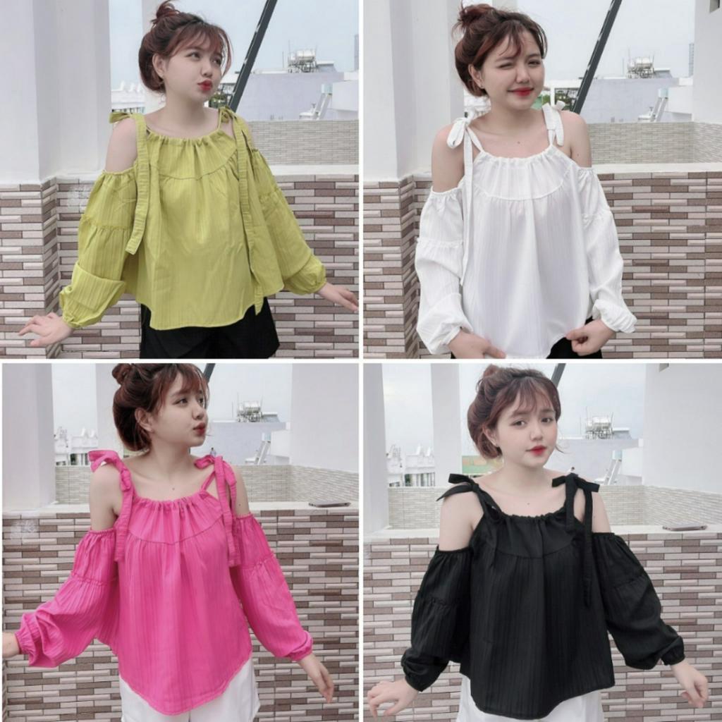 Xả Kho Thanh Lý Thời Trang Nữ Áo Thun Kiểu, Chất Vải Đũi Xốp Bigsize 50-95Kg