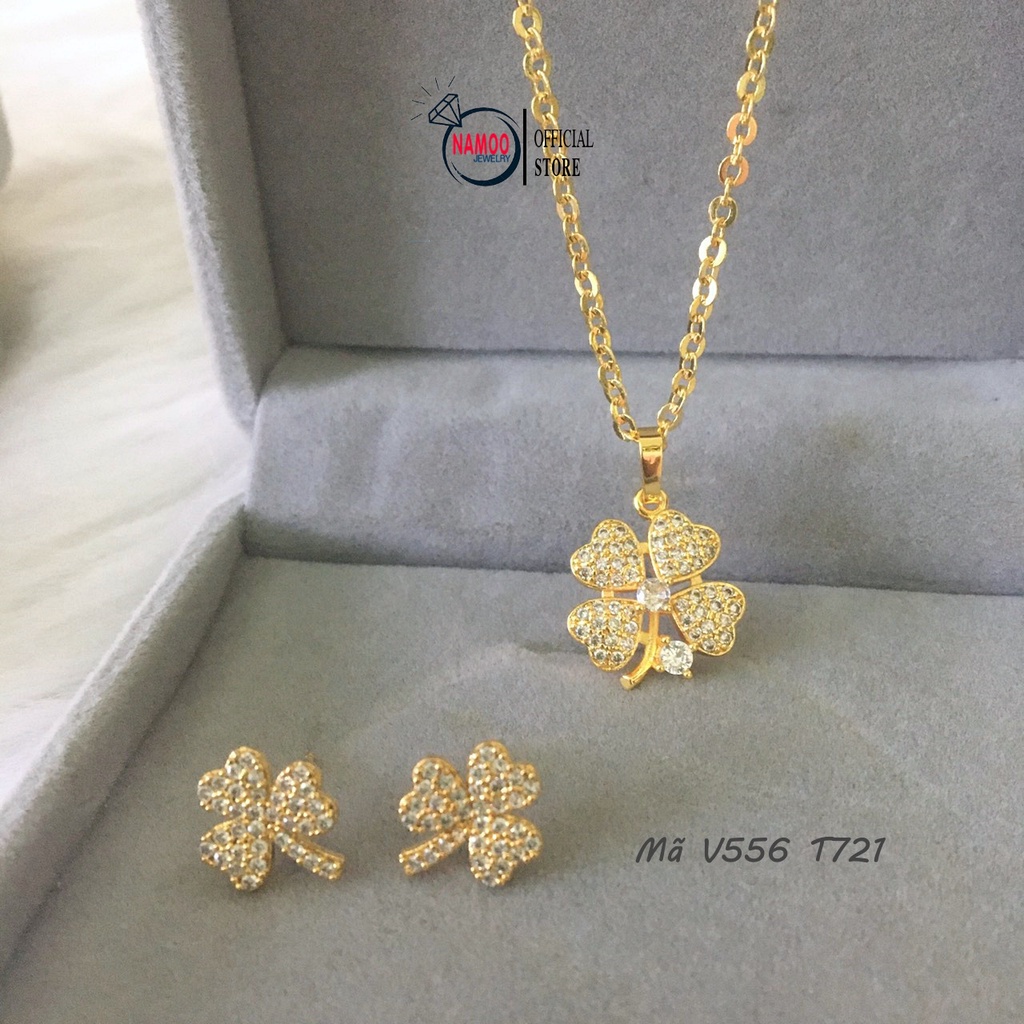 Set Dây Chuyền Và Bông Tai V556 T721