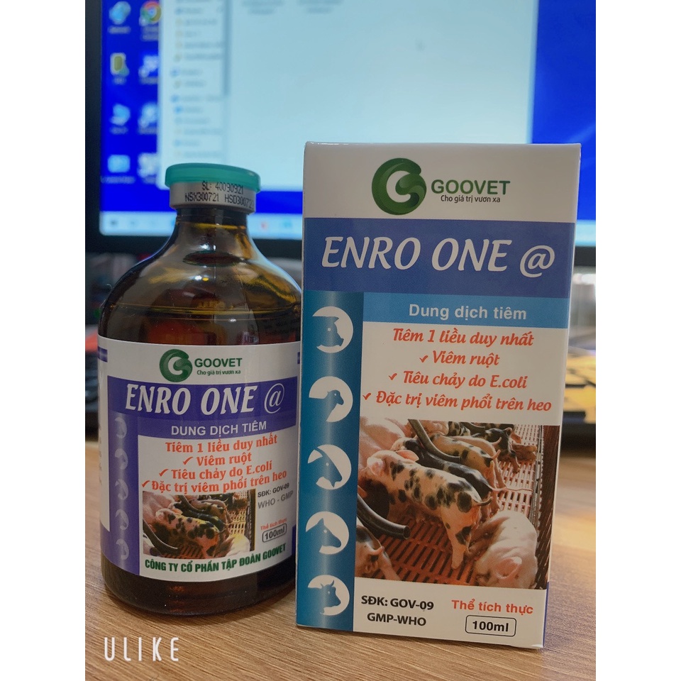 ENRO ONE @ 20ml  Tiêu Chẩy, Bỏ Ăn, Phân Bùn, Phân Vàng