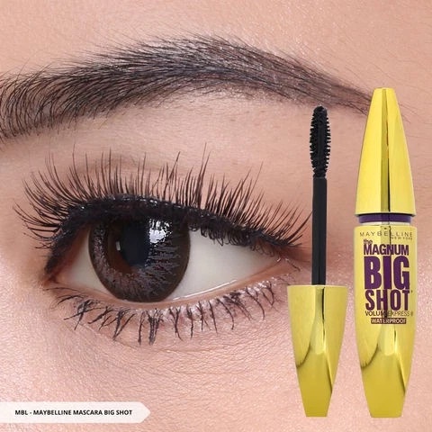 Mascara Maybelline  vàng -tím - đen hồng Hyper Curl - Big Shot - The Falsies Lash Lift Không vỉ