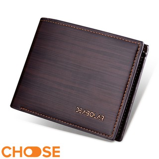 Bóp Ví Nam Choose Da Sọc Ngang Thủ Công In Chữ Nổi NBK9K3