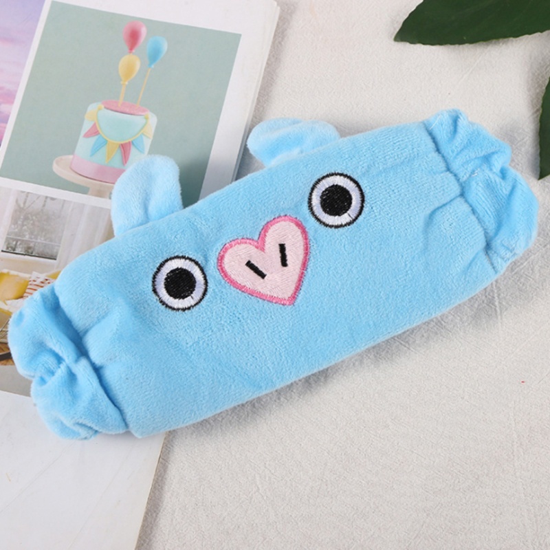 Băng Đô Vải Lông Xù Kiểu Hoạt Hình Đáng Yêu Cho Bé Gái