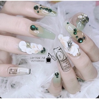 M06 - móng tay giả thiết kế bộ 24 móng