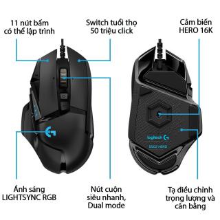 Chuột Gaming Logitech G502- Hàng nhập khẩu