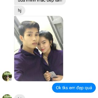 Áo Sơ Mi Cặp FIGTREE Màu Tím Cổ Trụ Cực Thời Trang