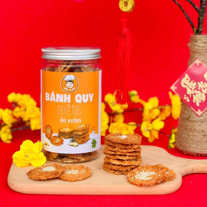 [FREE SHIP] Bánh quy dừa 200gr - Bánh ăn kiêng, giảm cân, ăn vặt theo chế độ Keto | BigBuy360 - bigbuy360.vn
