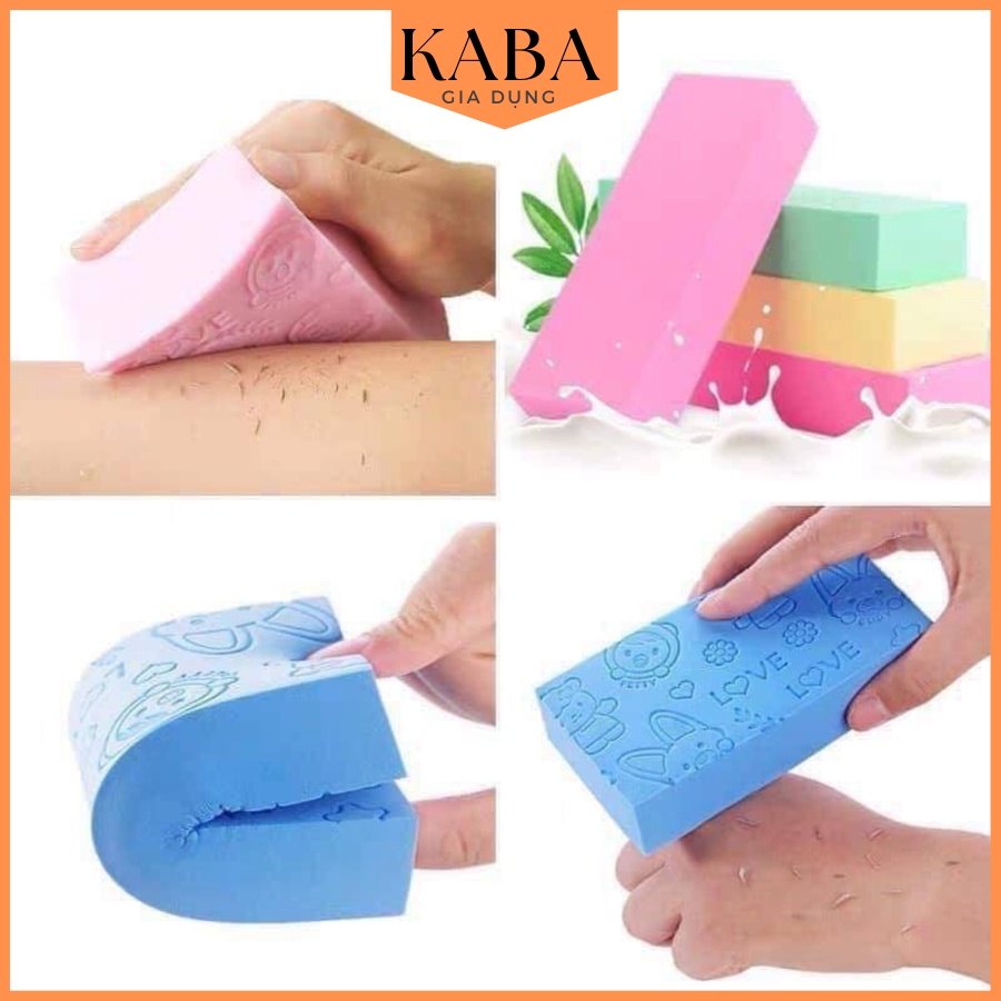 Miếng kì ghét bông tắm bọt biển kỳ ghét tẩy da chết bông kì ghét siêu sạch KABA
