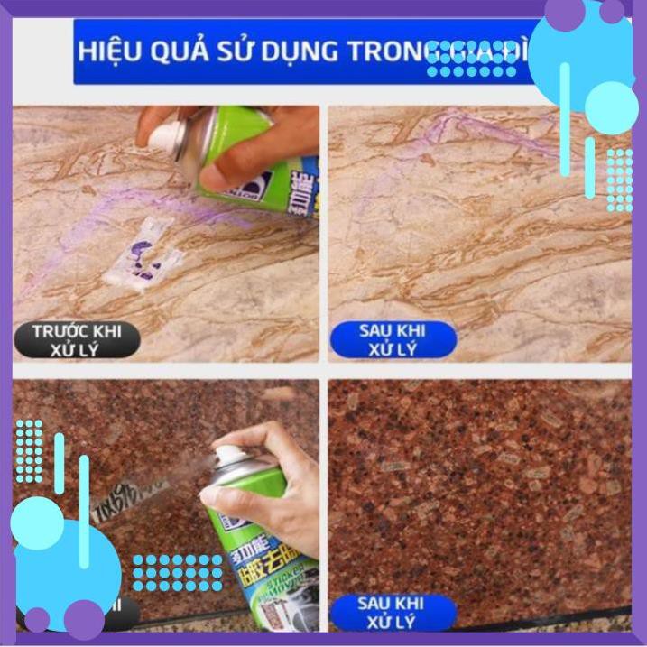 [SIÊU RẺ] Chai Xịt Tẩy Keo, Nhưa Đường, Băng Dính, Vết Bám Khó Rửa Trên Xe Máy, Ô Tô Remove of sticker 450ml