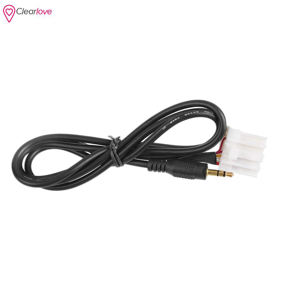 1.1m dây cáp âm thanh aux giác cắm 3.5mm dùng cho đầu đĩa cd của xe mazda 3