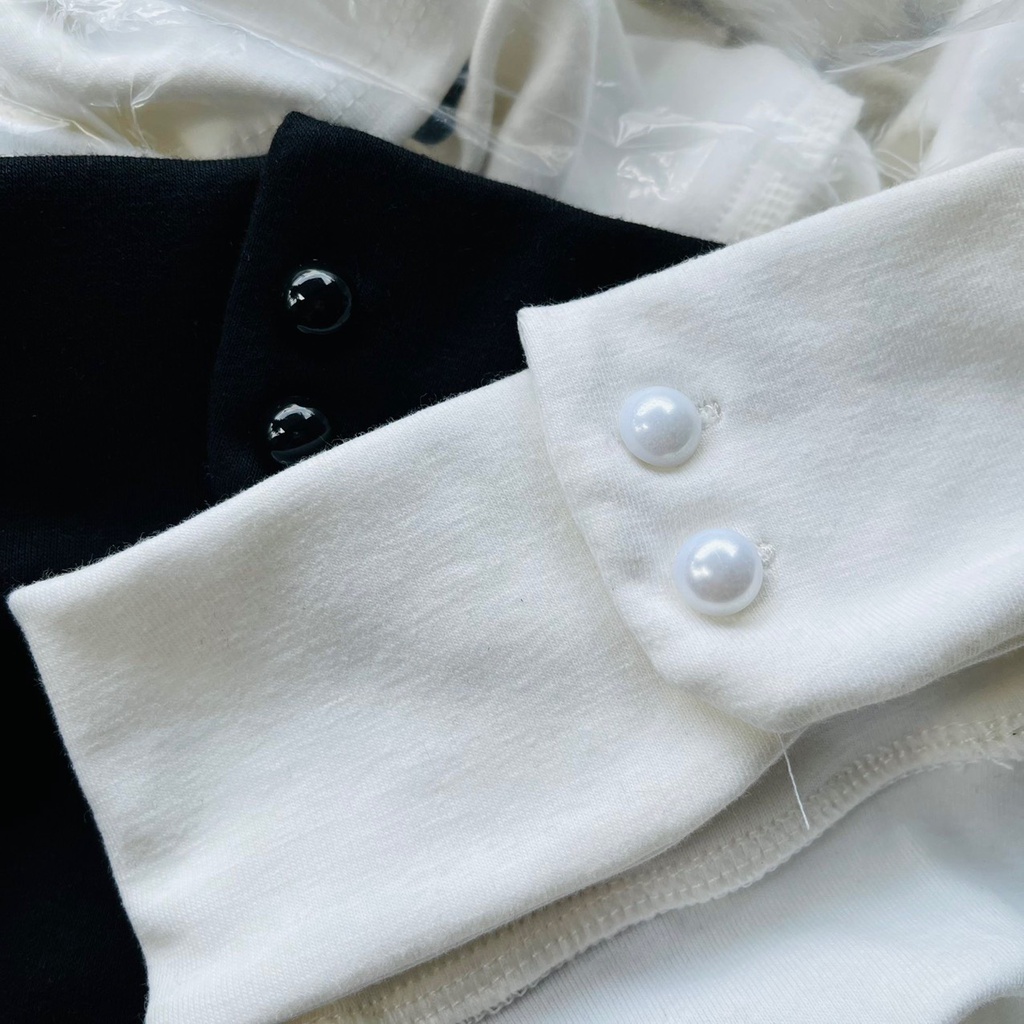 Áo Cổ Yếm Cao Cài Nút, Hở Lưng - Tharo Clothing -