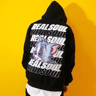 [UNISEX] Áo hoodie nỉ đen vàng REALSOUL