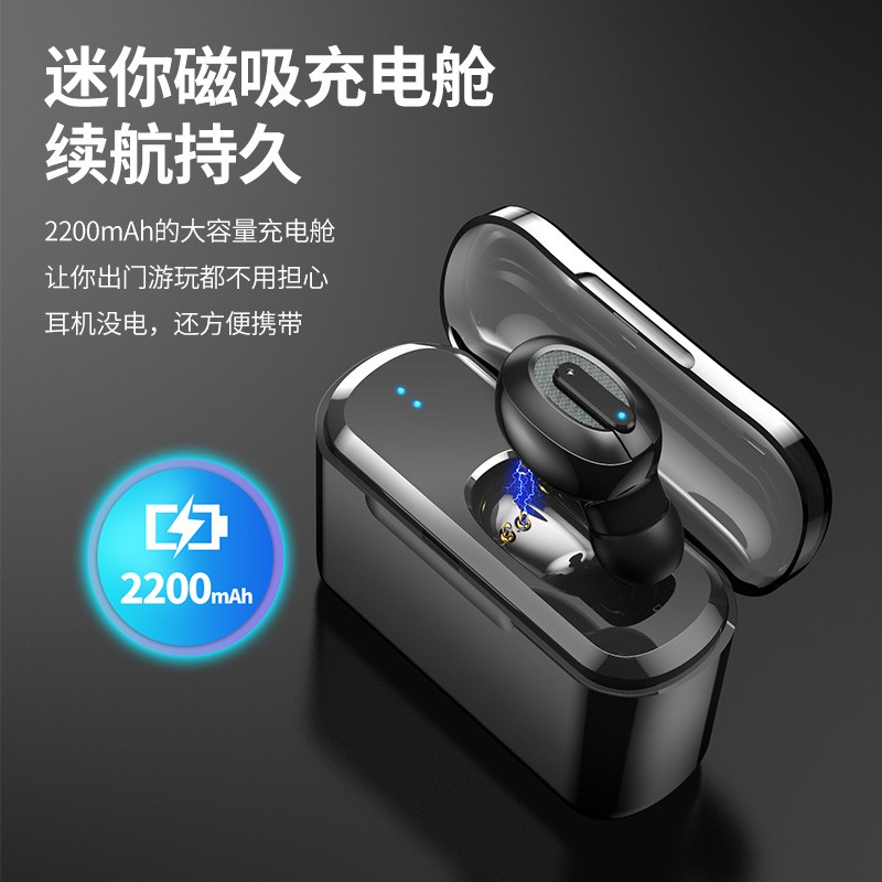 Earphone Bluetooth Wireless Headphones Double Ear Sports Run Entry Ear Suitable Apple Millet Oppo Huawei Vivo Android Un