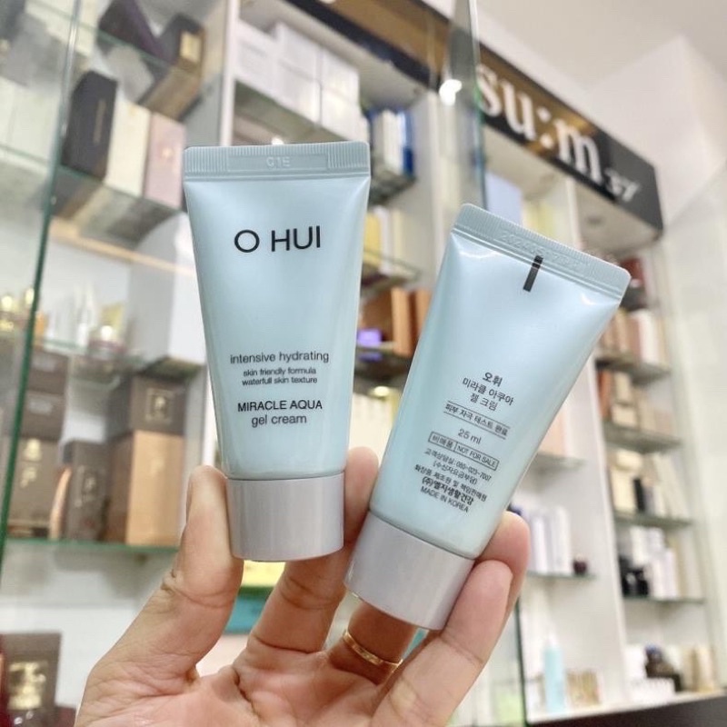 Kem dưỡng Ohui Xanh Miracle Aqua Gel Cream dành cho DA DẦU - HỖN HỢP DẦU - DA SIÊU DẦU