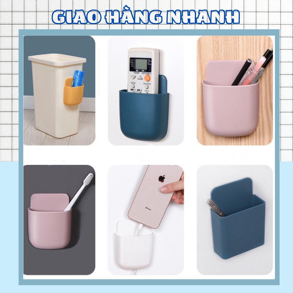 ⚡HÀNG MỚI VỀ⚡ Giá Đựng Remote Dán Tường, Giá Đỡ Điều Khiển Từ Xa Gắn Tường Siêu Bền 88246 Giao Hàng Nhanh