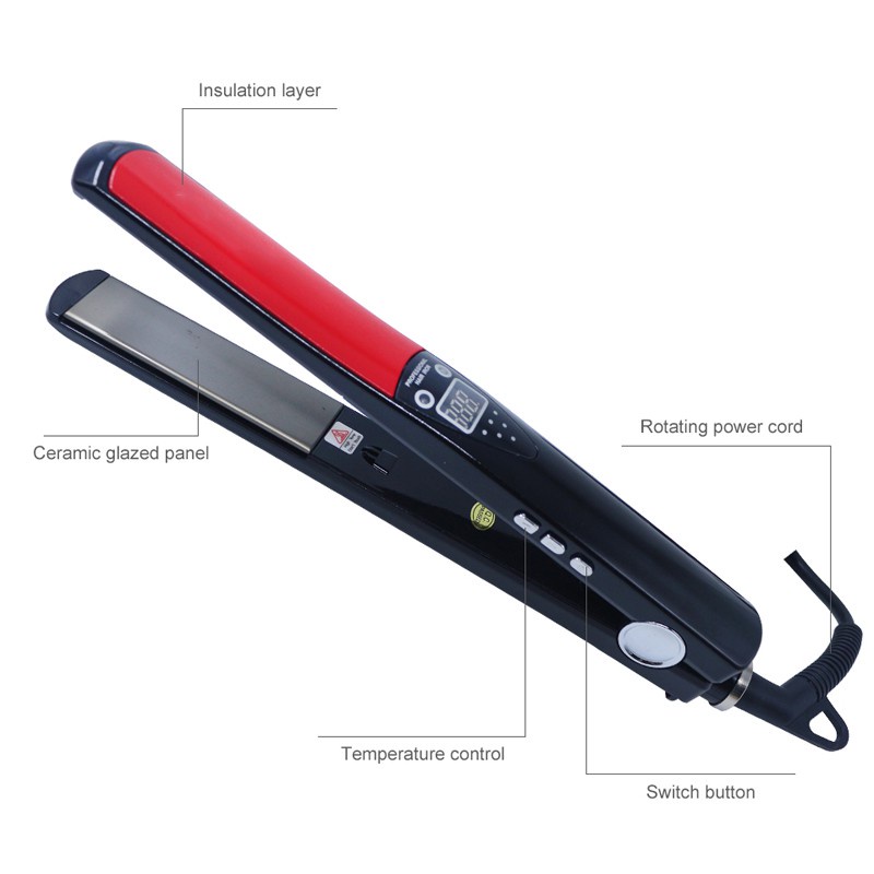 Ubeator Máy Duỗi Tóc 470F Màn Hình LCD Chuyên Nghiệp